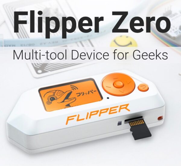 Portable Flipper Zero showcasing its intuitive interface and versatile features.